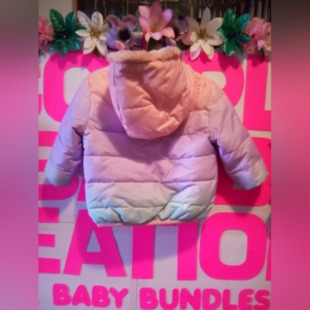 #240👉🏼Toddler Girl Puffer Jacket 🧥 - Picture 3 of 4